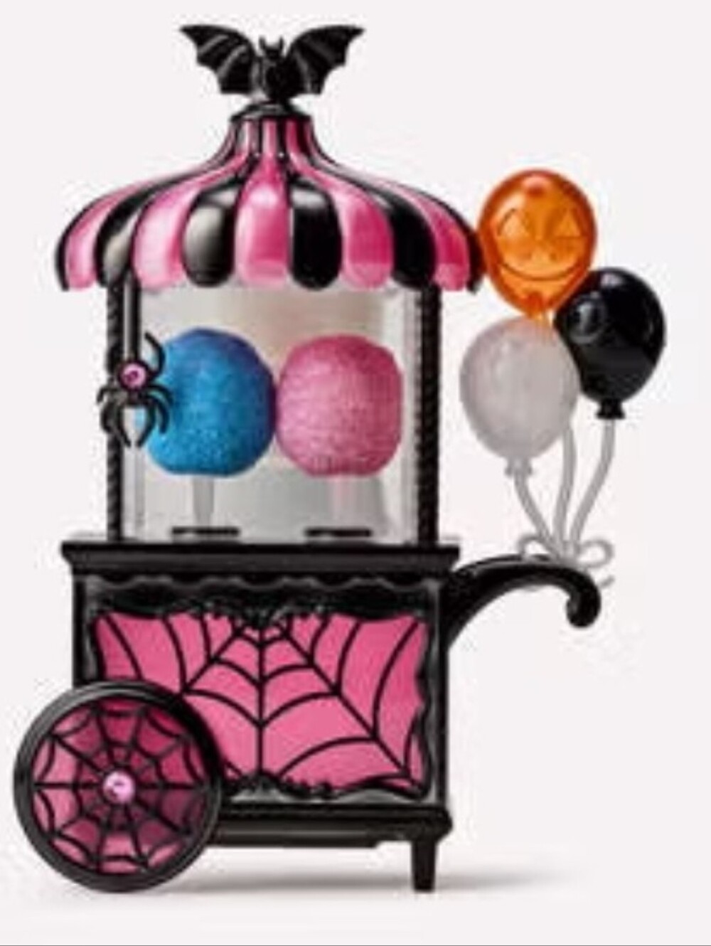 Halloween Pink & Black Cotton Candy Cart Wallflower
